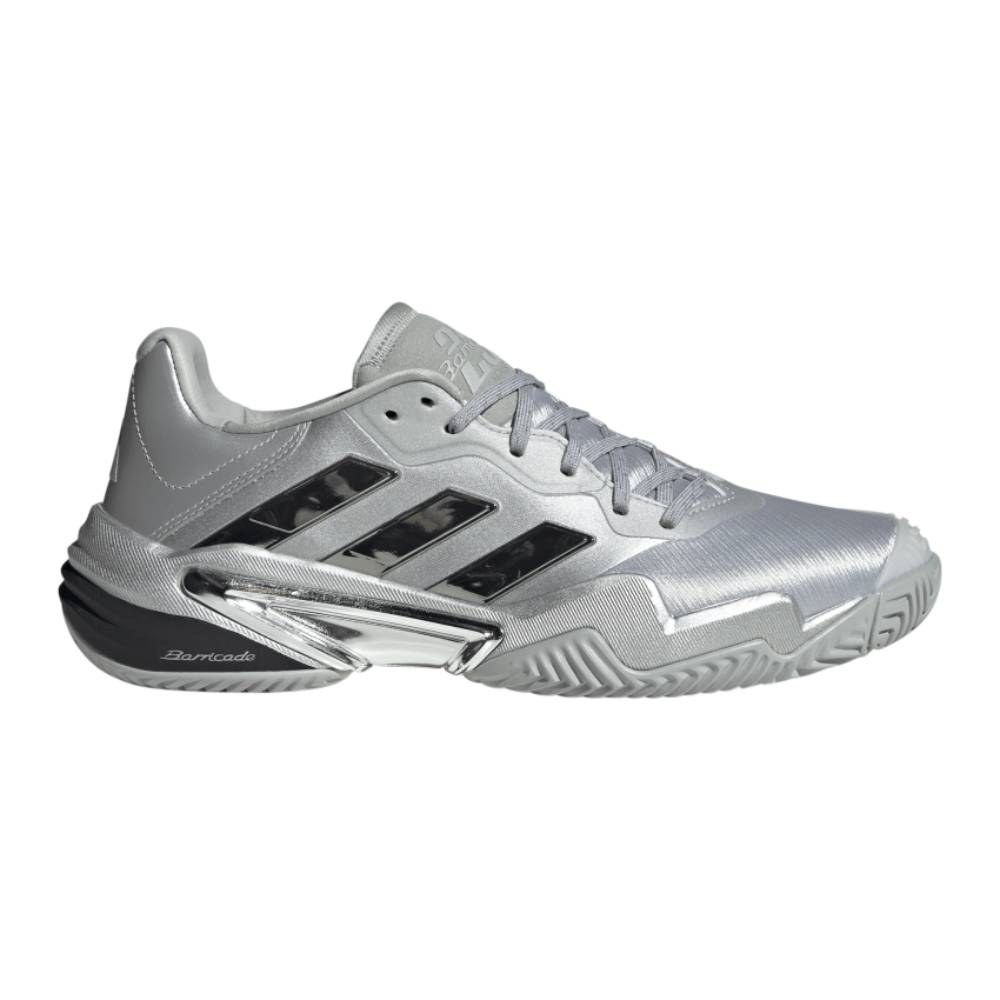 adidas Barricade Men's Tennis Shoe (Silver) - RacquetGuys.ca