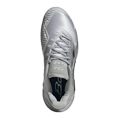 adidas Barricade Men's Tennis Shoe (Silver) - RacquetGuys.ca