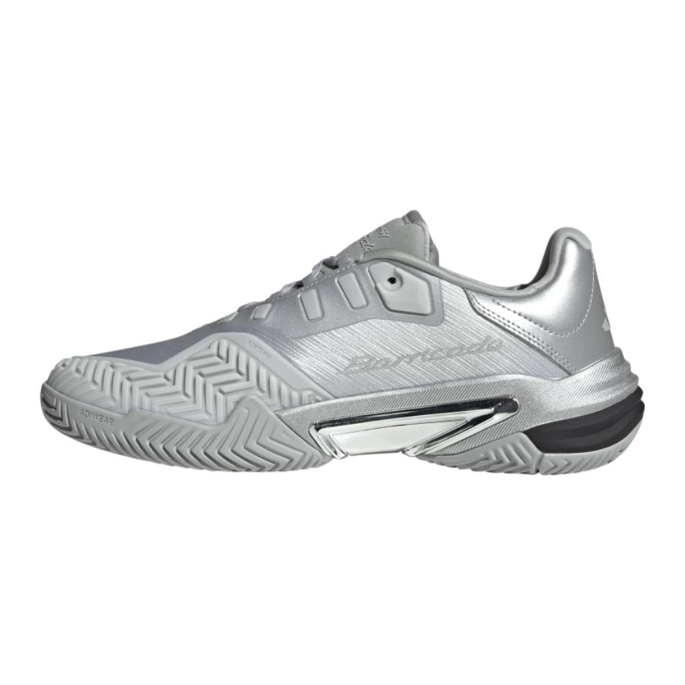 adidas Barricade Men's Tennis Shoe (Silver) - RacquetGuys.ca