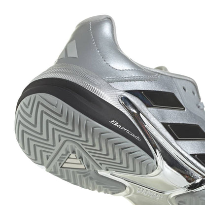 adidas Barricade Men's Tennis Shoe (Silver) - RacquetGuys.ca
