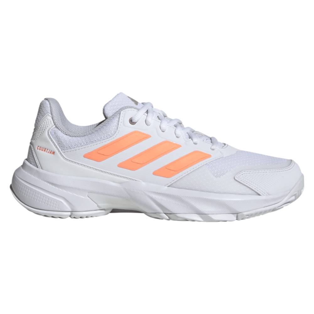 adidas CourtJam Control 3 Women's Tennis Shoe (White) - RacquetGuys.ca
