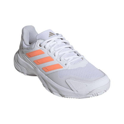 adidas CourtJam Control 3 Women's Tennis Shoe (White) - RacquetGuys.ca