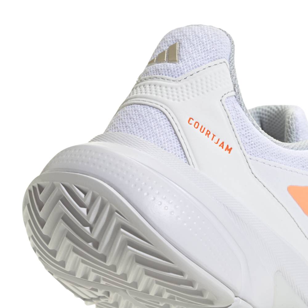 adidas CourtJam Control 3 Women's Tennis Shoe (White) - RacquetGuys.ca