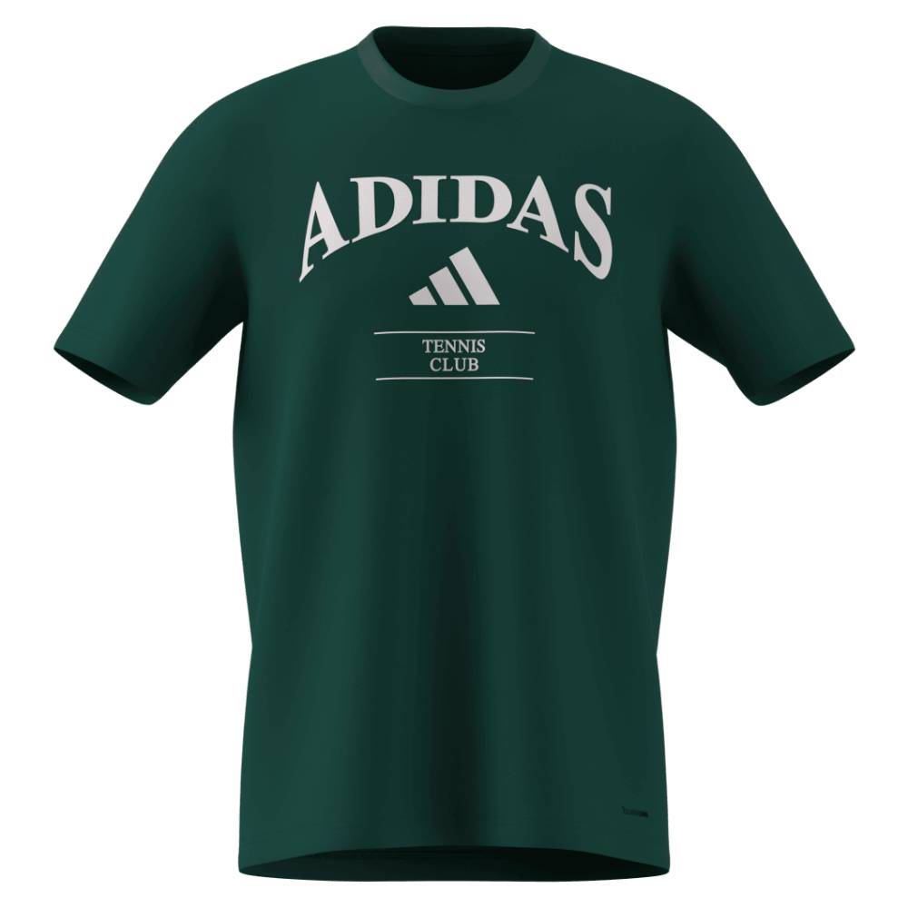 adidas Men's TNS Tee Top (Green) - RacquetGuys.ca