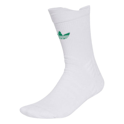 adidas Ten Crew Socks (White/Green) - RacquetGuys.ca