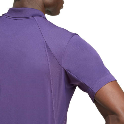 adidas Men's FreeLift Polo Top (Aurora Plum) - RacquetGuys.ca