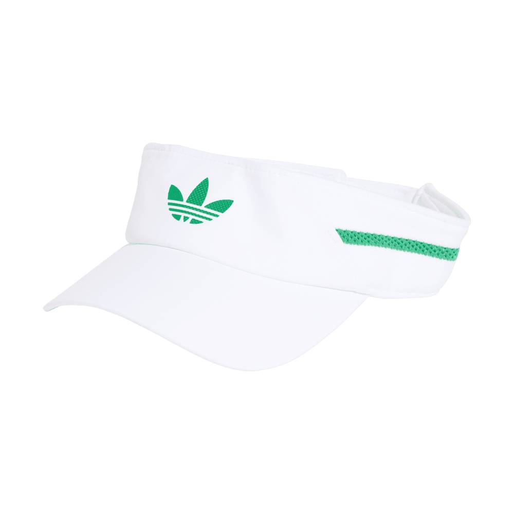 adidas Unisex Climacool Originals Visor (White/Green) - RacquetGuys.ca