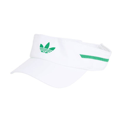 adidas Unisex Climacool Originals Visor (White/Green) - RacquetGuys.ca