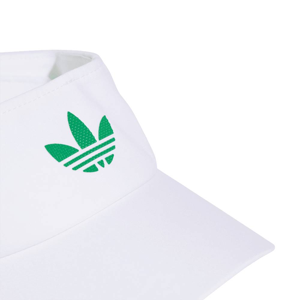 adidas Unisex Climacool Originals Visor (White/Green) - RacquetGuys.ca
