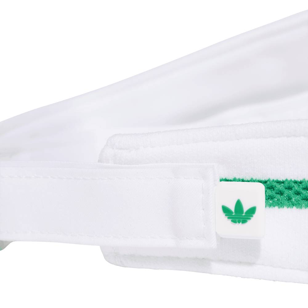 adidas Unisex Climacool Originals Visor (White/Green) - RacquetGuys.ca