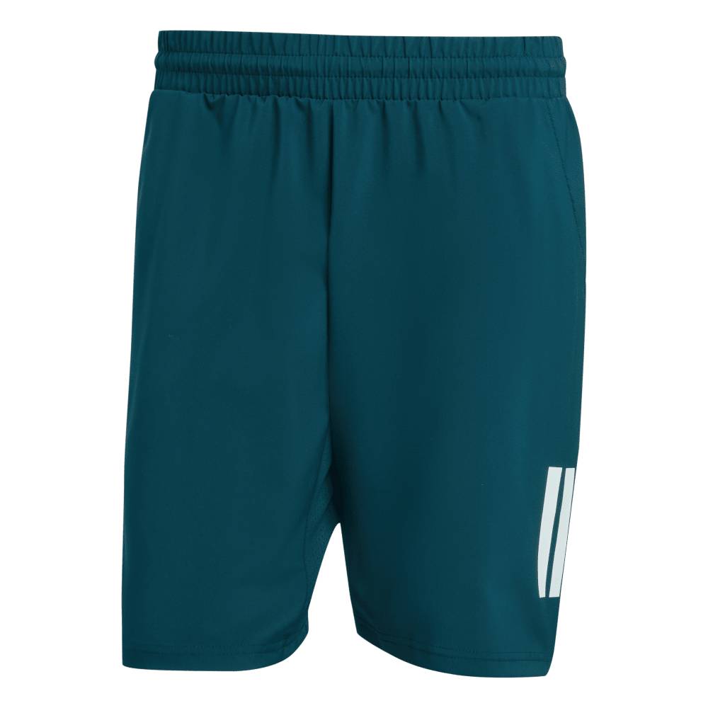 adidas Men's 3 Stripe Club 7-inch Short (Aurivy) - RacquetGuys.ca