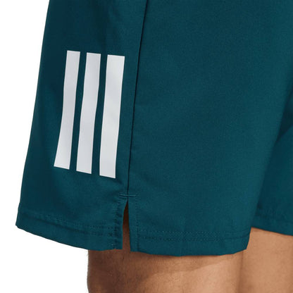 adidas Men's 3 Stripe Club 7-inch Short (Aurivy) - RacquetGuys.ca