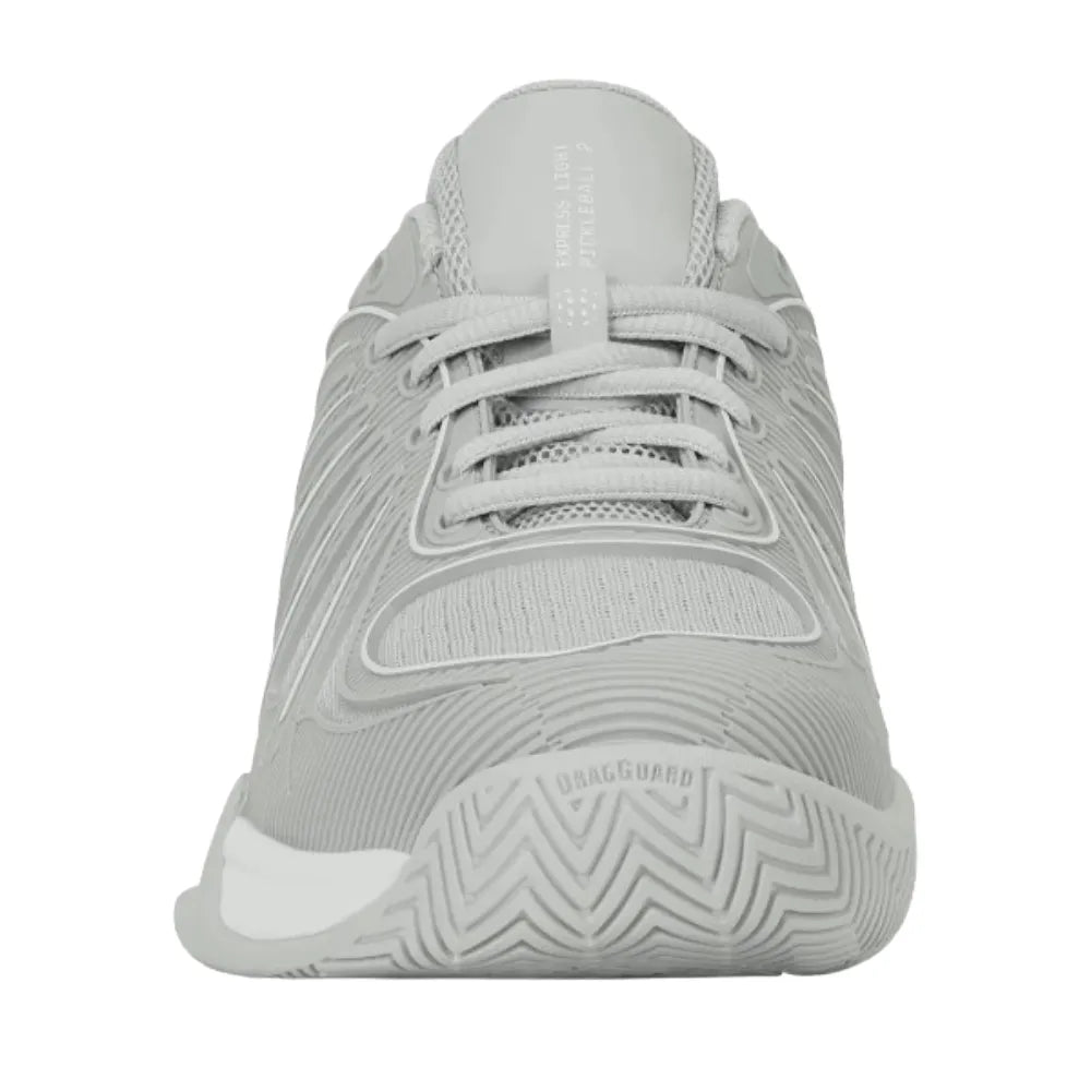 K-Swiss Express Light Wide 2 Women's Pickleball Shoe (Glacier Gray/White) - description - RacquetGuys.ca