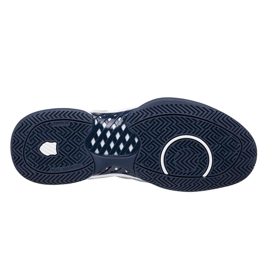K-Swiss Express Light Wide Men's Pickleball Shoe (Grey/Navy/White) - RacquetGuys.ca