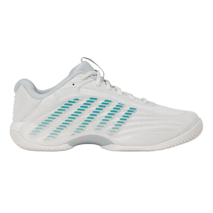K-Swiss Hypercourt Express 3 Wide Women's Tennis Shoe (Blanc De Blanc/Gray)