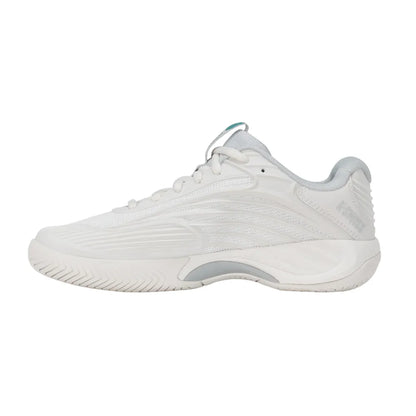 K-Swiss Hypercourt Express 3 Wide Women's Tennis Shoe (Blanc De Blanc/Gray)