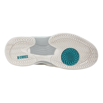 K-Swiss Hypercourt Express 3 Wide Women's Tennis Shoe (Blanc De Blanc/Gray)