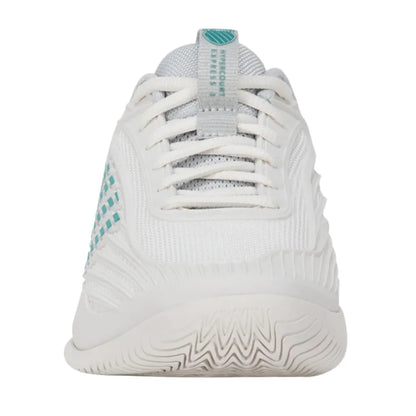 K-Swiss Hypercourt Express 3 Wide Women's Tennis Shoe (Blanc De Blanc/Gray)