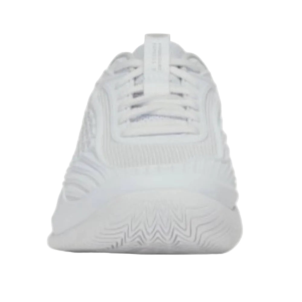 K-Swiss Hypercourt Express 3 Wide Women's Tennis Shoe (White/Dawn Blue) - RacquetGuys.ca