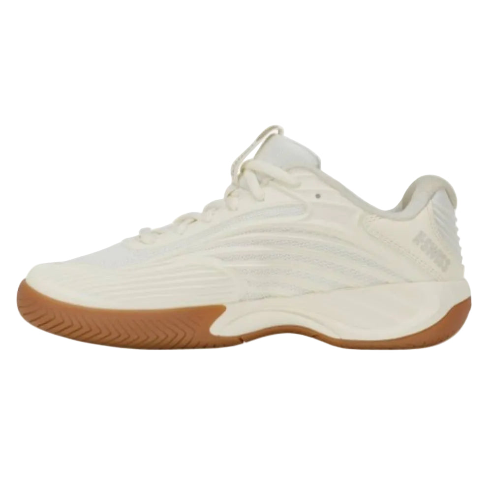 K-Swiss Hypercourt Express 3 Women's Indoor Shoe (Egret/Whitecap Gray) - RacquetGuys.ca