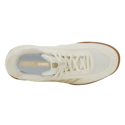 K-Swiss Hypercourt Express 3 Women's Indoor Shoe (Egret/Whitecap Gray) - RacquetGuys.ca