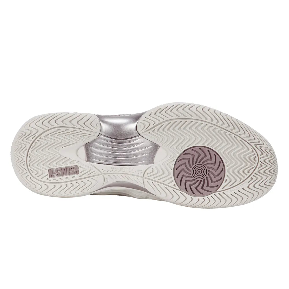 K-Swiss Hypercourt Express 3 Women's Tennis Shoe (Blanc De Blanc/Rose Gold) - RacquetGuys.ca