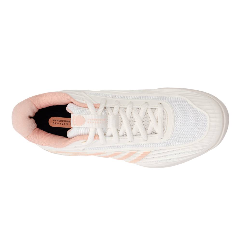 K-Swiss Hypercourt Express 3 Women's Tennis Shoe (Egret/Peach Parfait) - RacquetGuys.ca