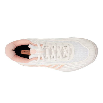 K-Swiss Hypercourt Express 3 Women's Tennis Shoe (Egret/Peach Parfait) - RacquetGuys.ca