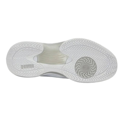 K-Swiss Hypercourt Express 3 Women's Tennis Shoe (White/Dawn Blue) - RacquetGuys.ca