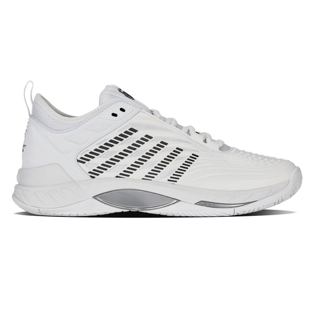 K-Swiss Hypercourt Supreme 2 Men's Tennis Shoe (White/Black) - RacquetGuys.ca