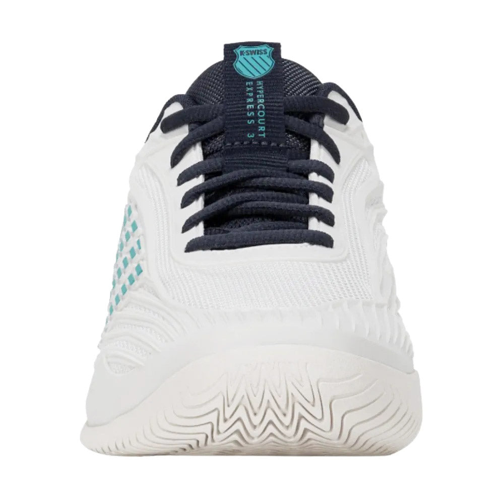 K-Swiss Hypercourt Express 3 Men's Tennis Shoe (Blanc de blanc/Carbon) - RacquetGuys.ca