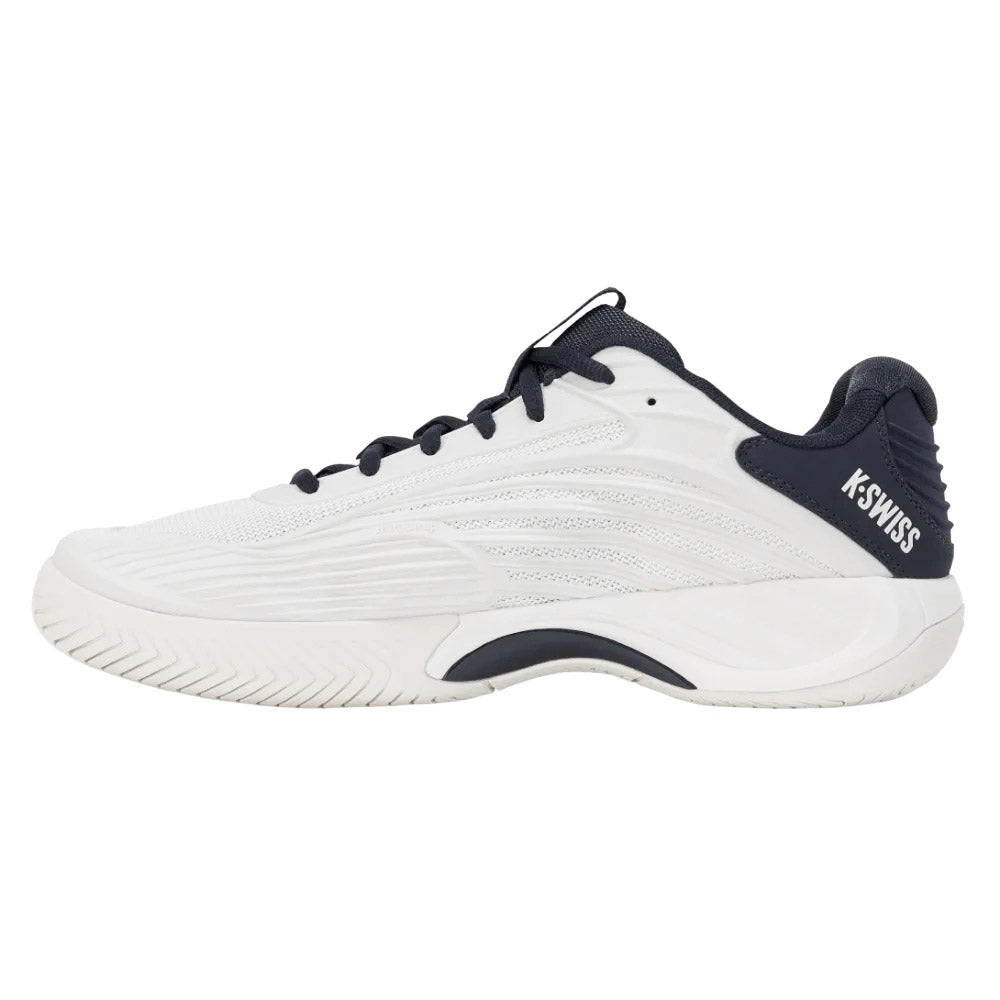 K-Swiss Hypercourt Express 3 Men's Tennis Shoe (Blanc de blanc/Carbon) - RacquetGuys.ca