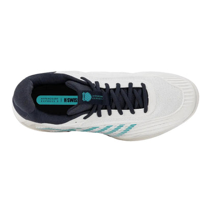 K-Swiss Hypercourt Express 3 Men's Tennis Shoe (Blanc de blanc/Carbon) - RacquetGuys.ca