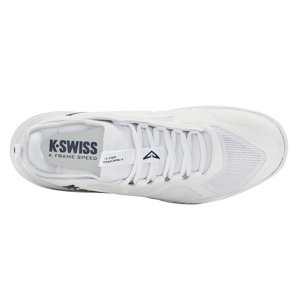 K-Swiss K-Frame Speed Rublo Men's Tennis Shoe (White/Peacoat) - RacquetGuys.ca
