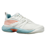 K-Swiss SpeedTrac Junior Tennis Shoe (White/Nile Blue) - RacquetGuys.ca