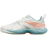 K-Swiss SpeedTrac Junior Tennis Shoe (White/Nile Blue) - RacquetGuys.ca