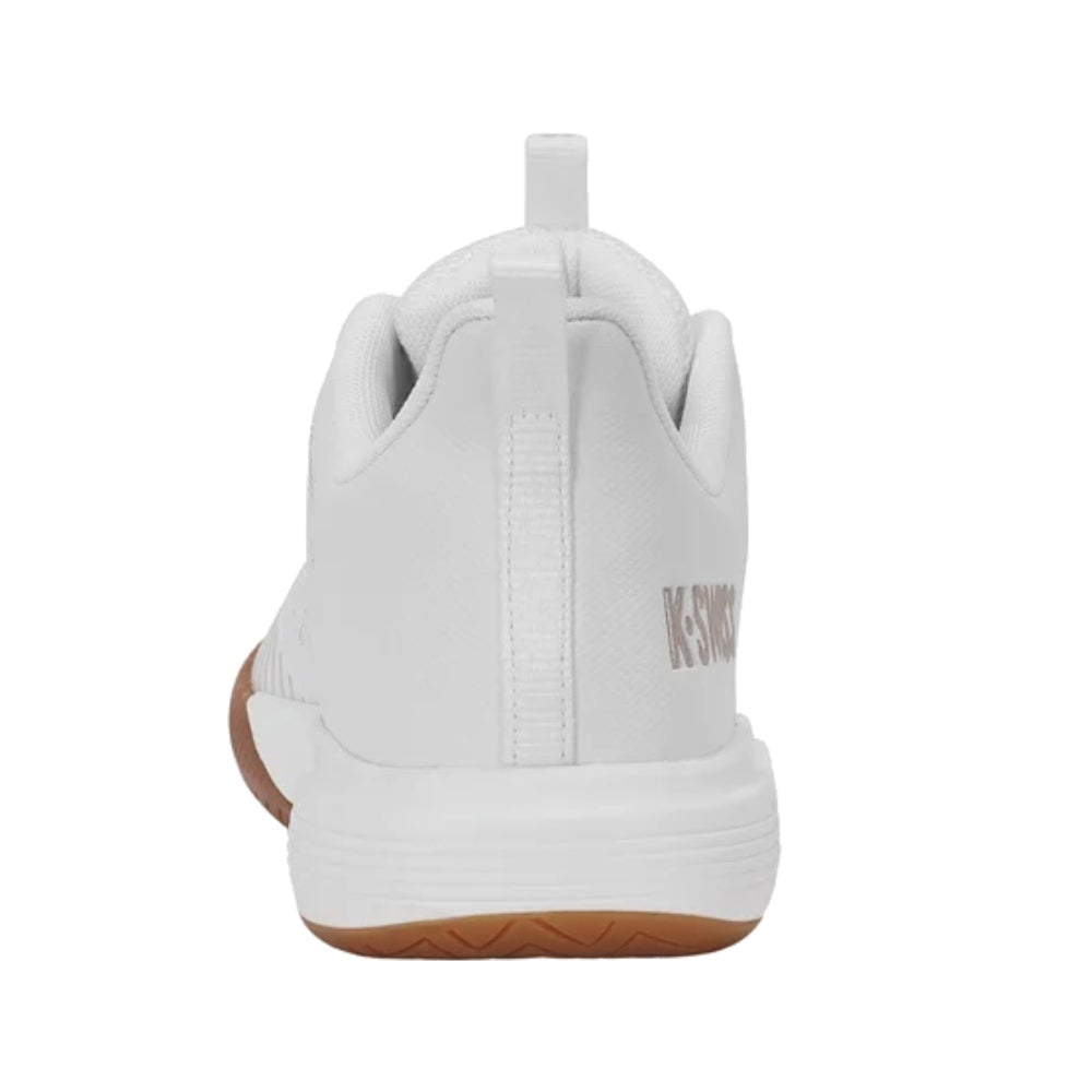 K-Swiss Ultrashot Light Women's indoor Shoe (White/Rose Gold) - RacquetGuys.ca