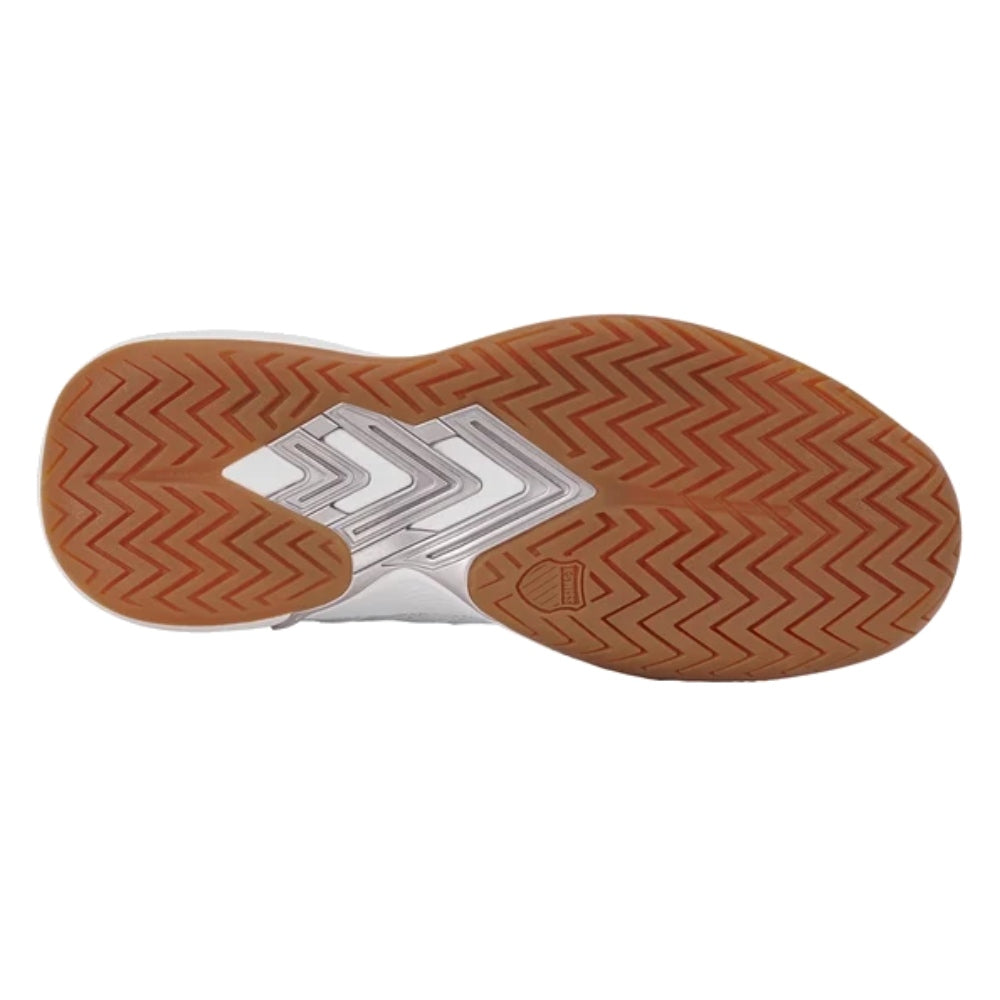 K-Swiss Ultrashot Light Women's indoor Shoe (White/Rose Gold) - RacquetGuys.ca