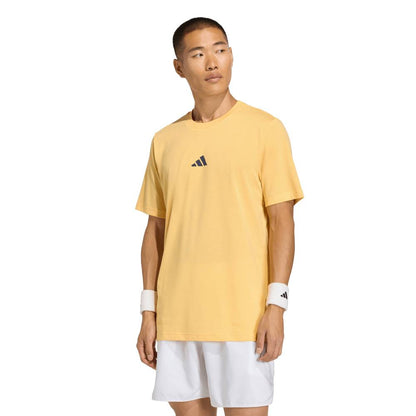 adidas Men's Pickleball Graphic Tee Top (Orange) - RacquetGuys.ca
