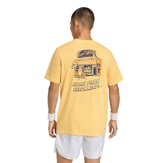 adidas Men's Pickleball Graphic Tee Top (Orange) - RacquetGuys.ca