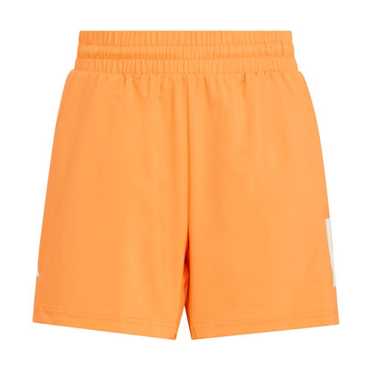 adidas Boy's Club 3 Stripe Short (Orange) - RacquetGuys.ca