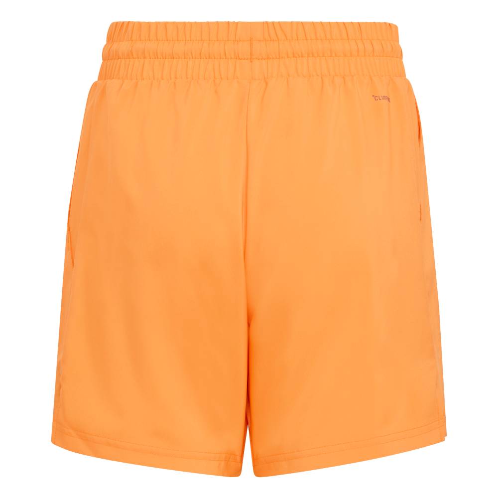 adidas Boy's Club 3 Stripe Short (Orange) - RacquetGuys.ca