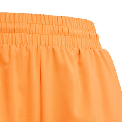 adidas Boy's Club 3 Stripe Short (Orange) - RacquetGuys.ca
