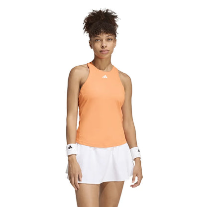 adidas Women's Climacool Y-Tank Top (Orange) - RacquetGuys.ca