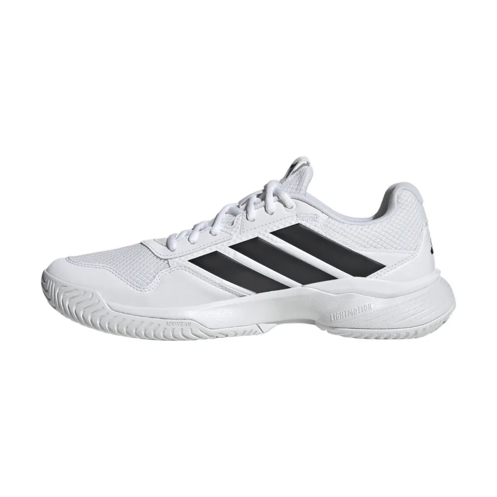 adidas GameCourt 3 Men's Tennis Shoe (White) - RacquetGuys.ca