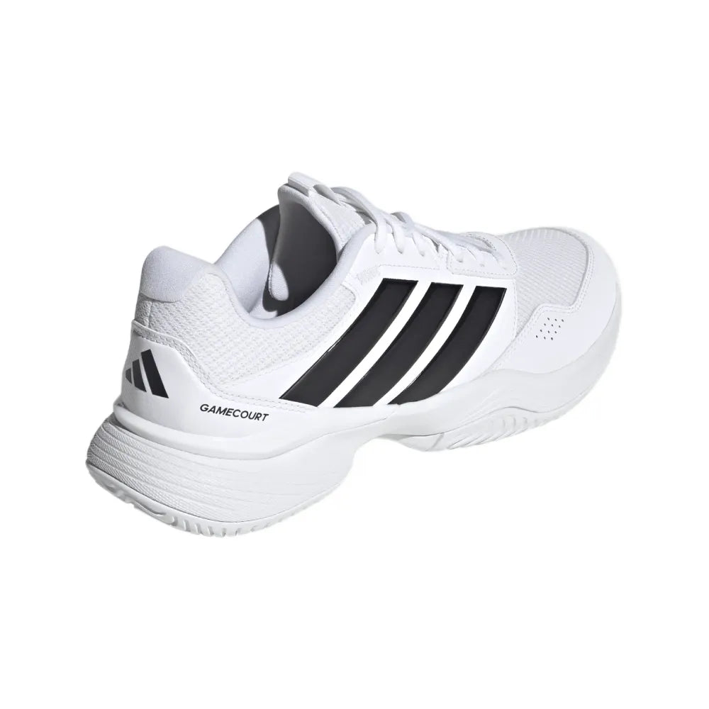 adidas GameCourt 3 Men's Tennis Shoe (White) - RacquetGuys.ca