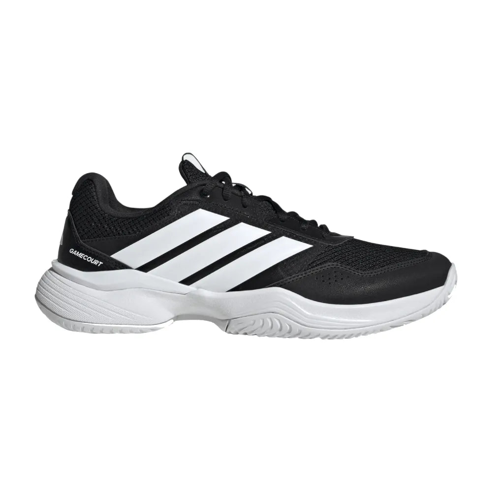 adidas GameCourt 3 Men's Tennis Shoe (Black) - RacquetGuys.ca