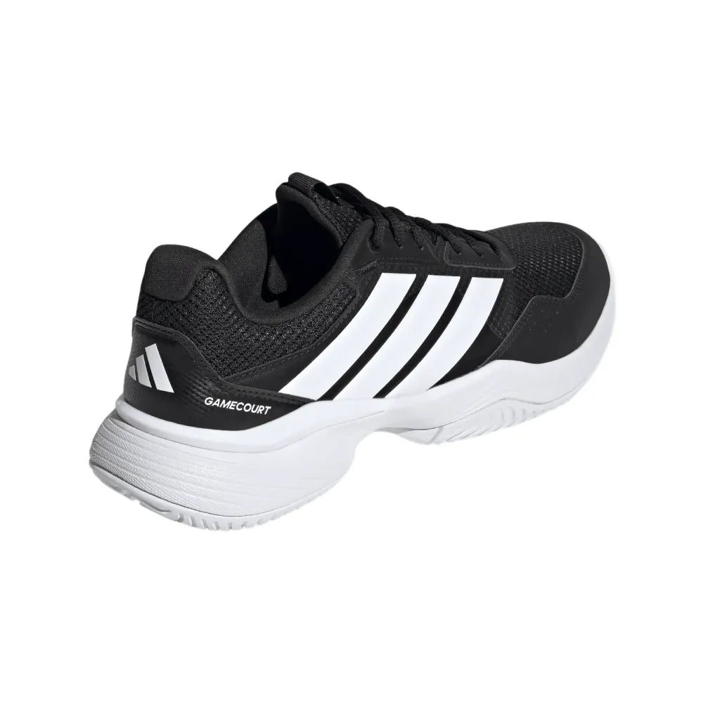 adidas GameCourt 3 Men's Tennis Shoe (Black) - RacquetGuys.ca