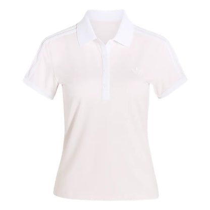 adidas Women's Classics Polo Top (Pink) - RacquetGuys.ca