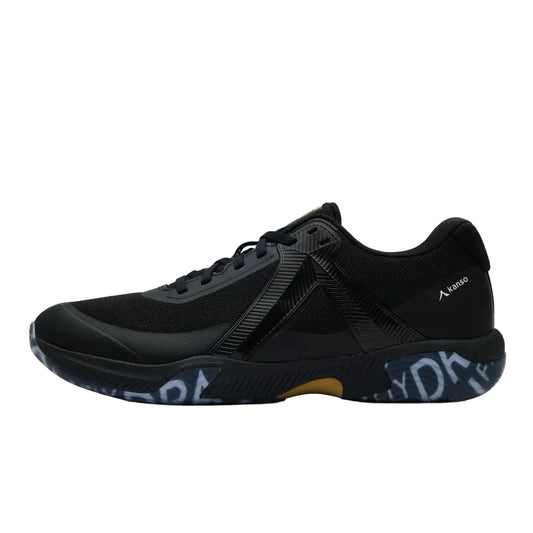 Kanso DragonFly 2 Men's Indoor Shoe (Black/Gold) - RacquetGuys.ca